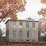Eksteriør visualisering fra den gamle have med fredede træer.
Husets moderne udtryk refererer til de klassiske Frederiksberg villaer og indpasser sig derfor smukt i omgivelserne.